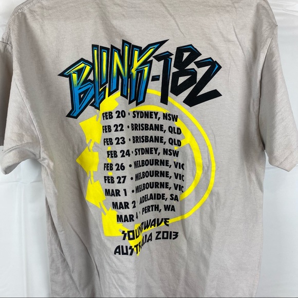 Men's Blink 182 2013 Australian Tour T-Shirt SZ M - Picture 15 of 15